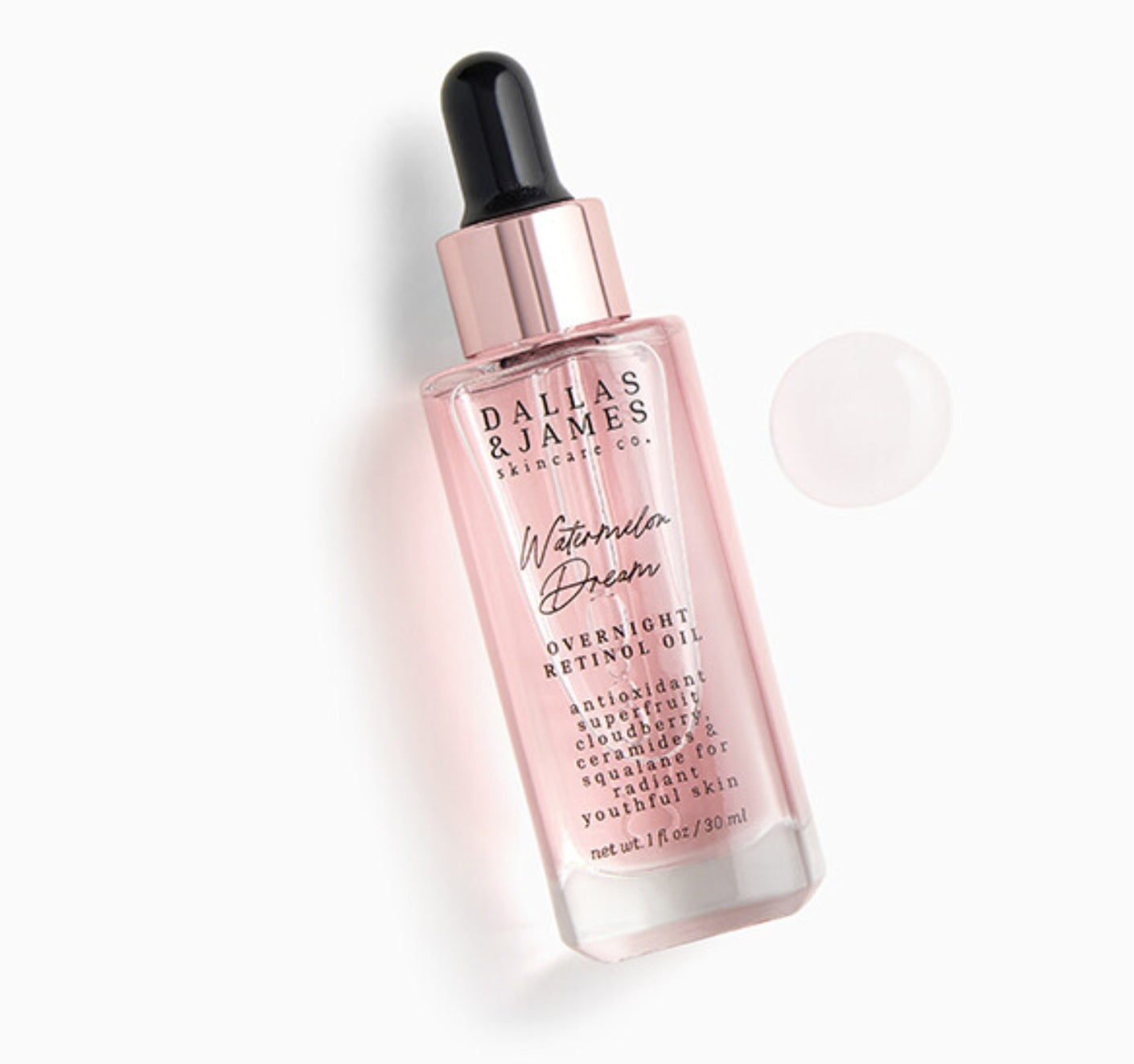 DALLAS & JAMES SKINCARE CO.

Watermelon Dream Overnight Retinol Oil