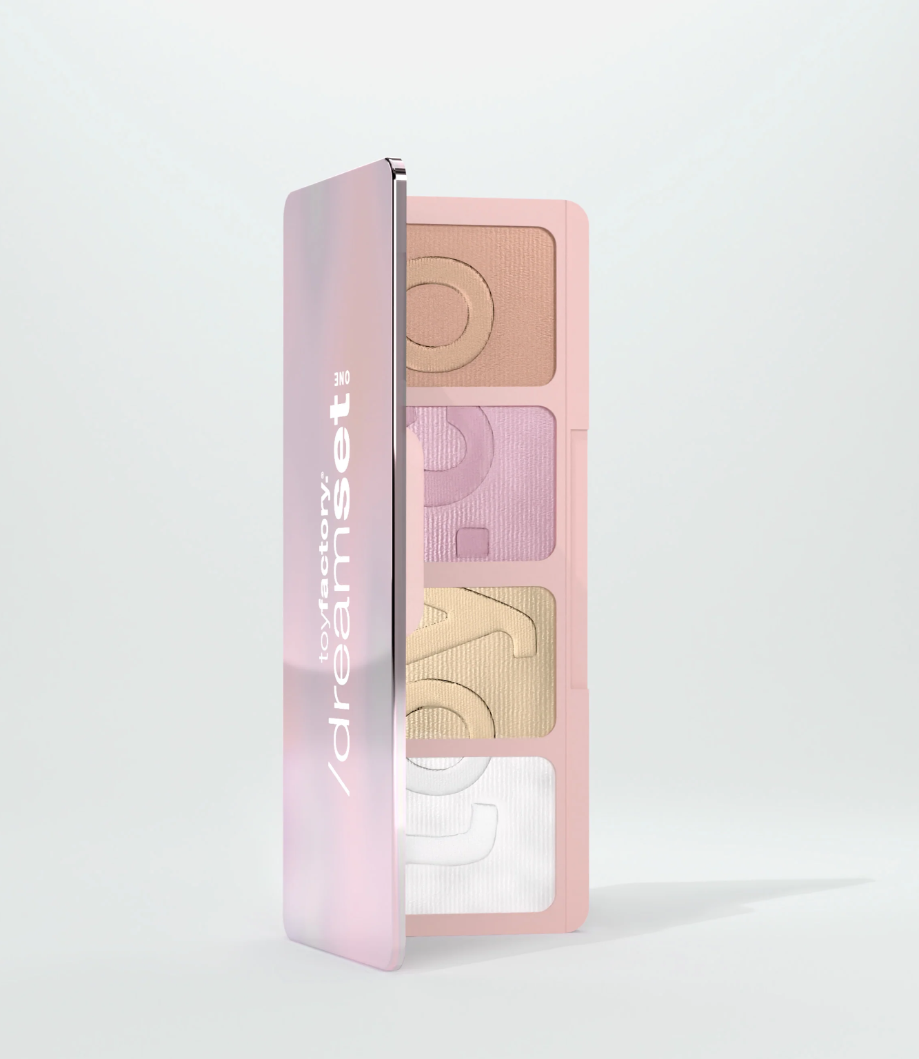 toyfactory. DREAMSET one Highlighter Serum Palette + built in mirror