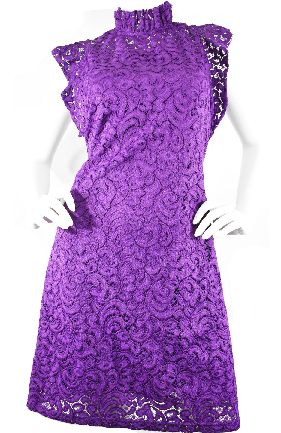 alexia admor lace dress Alexia Admor Blue Lace Dress. Ruffle Bell Sleeve. Retail $265. Price $125 XS NWT