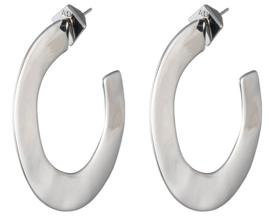 Alexis Bittar Liquid Metal Orbit Hoop Earrings