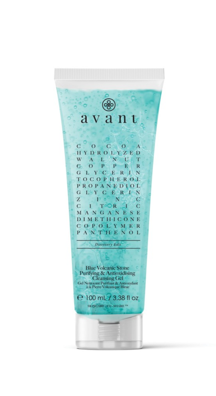 avant Blue Volcanic Stone Purifying & Antioxidising Cleansing Gel