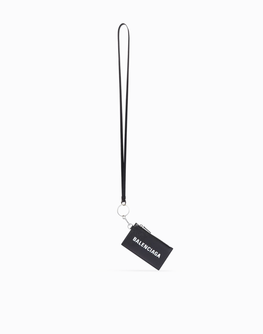 Balenciaga Men's Card Case Key Ring