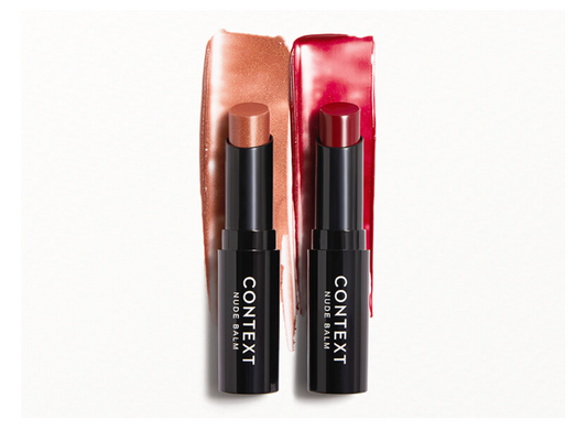 CONTEXT SKIN Tinted Lip Balm Duo in All or Nothing & Hard Time