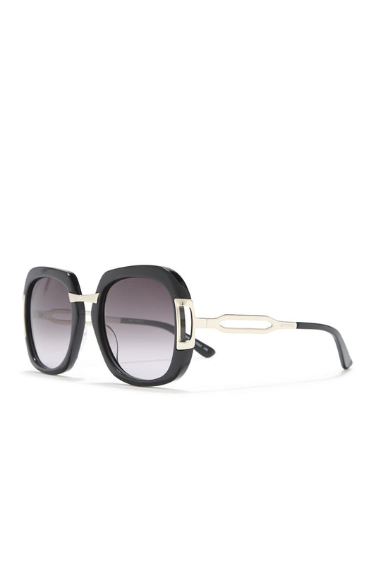 Etro Black 53mm Rectangle Sunglasses