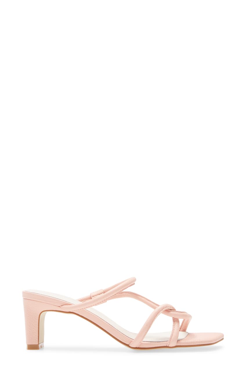 Intentionally Blank Willow Slide Sandal in Peach