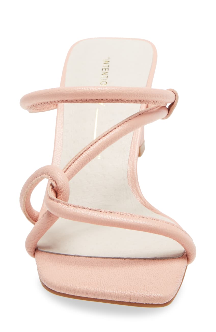 Intentionally Blank Willow Slide Sandal in Peach