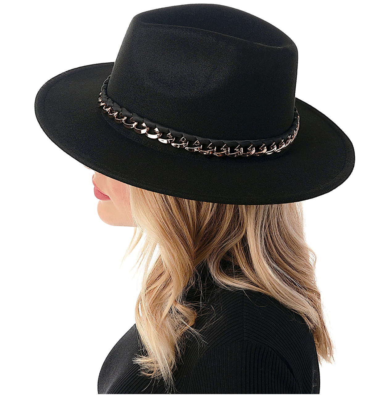 Marcus Adler The Charlotte Panama Hat in Black