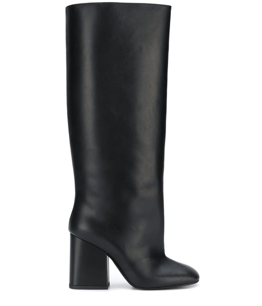 Marni Square Toe Wide Leg Leather Boots Size 36 (US 6)