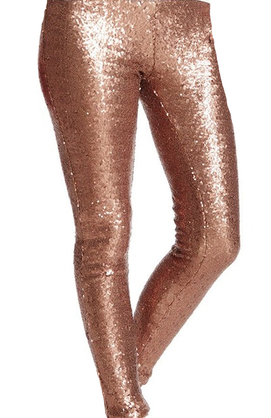 Meghan LA High Waist Sequin Leggings - Size M