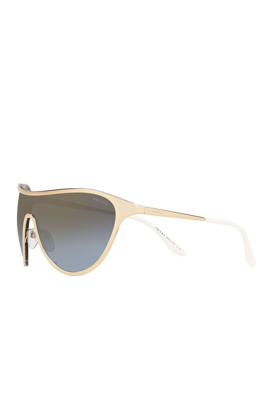 Prada 00mm Cat Eye Shield Sunglasses