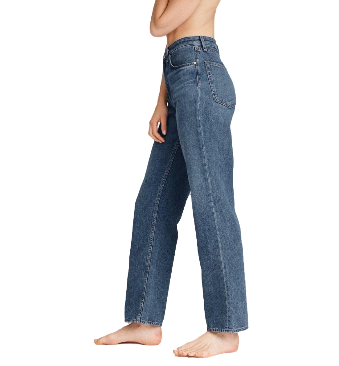 Rag & Bone Super High-Rise Straight Jeans - Size 30