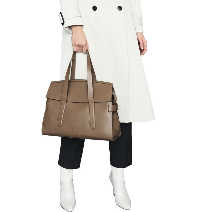 Reiss Chancery Leather Satchel Dezigner Heaven LLC