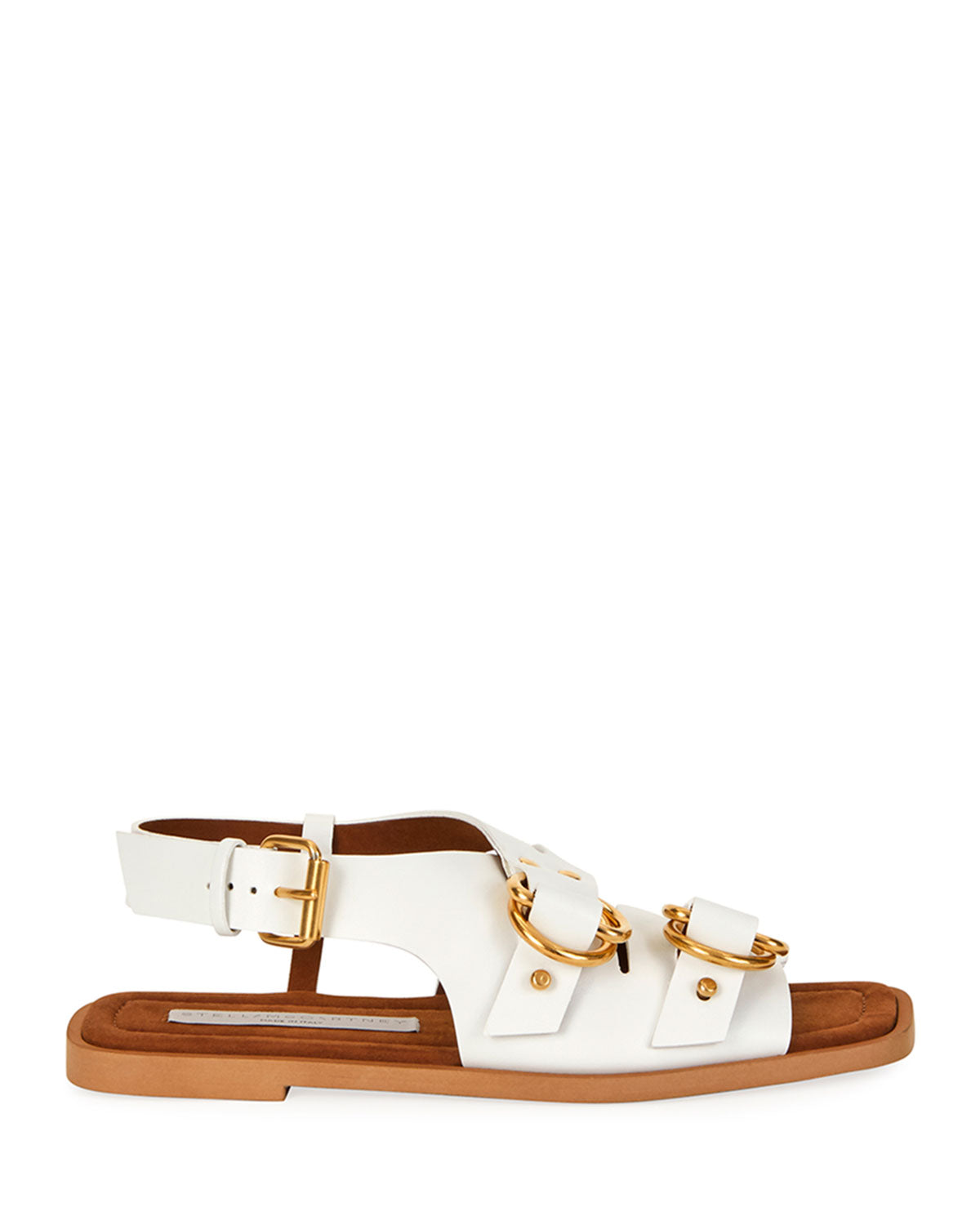 Stella McCartney White Slingback Sandals - Size 8B