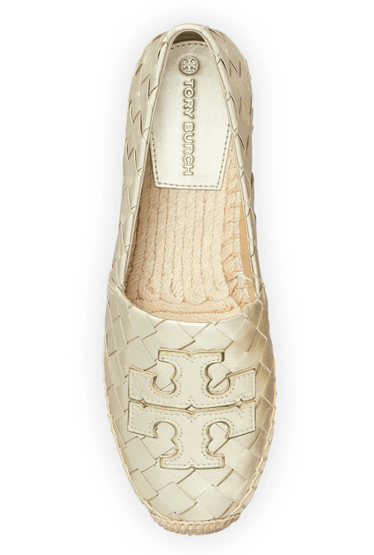 Tory Burch Ines Woven Espadrille - Size 10