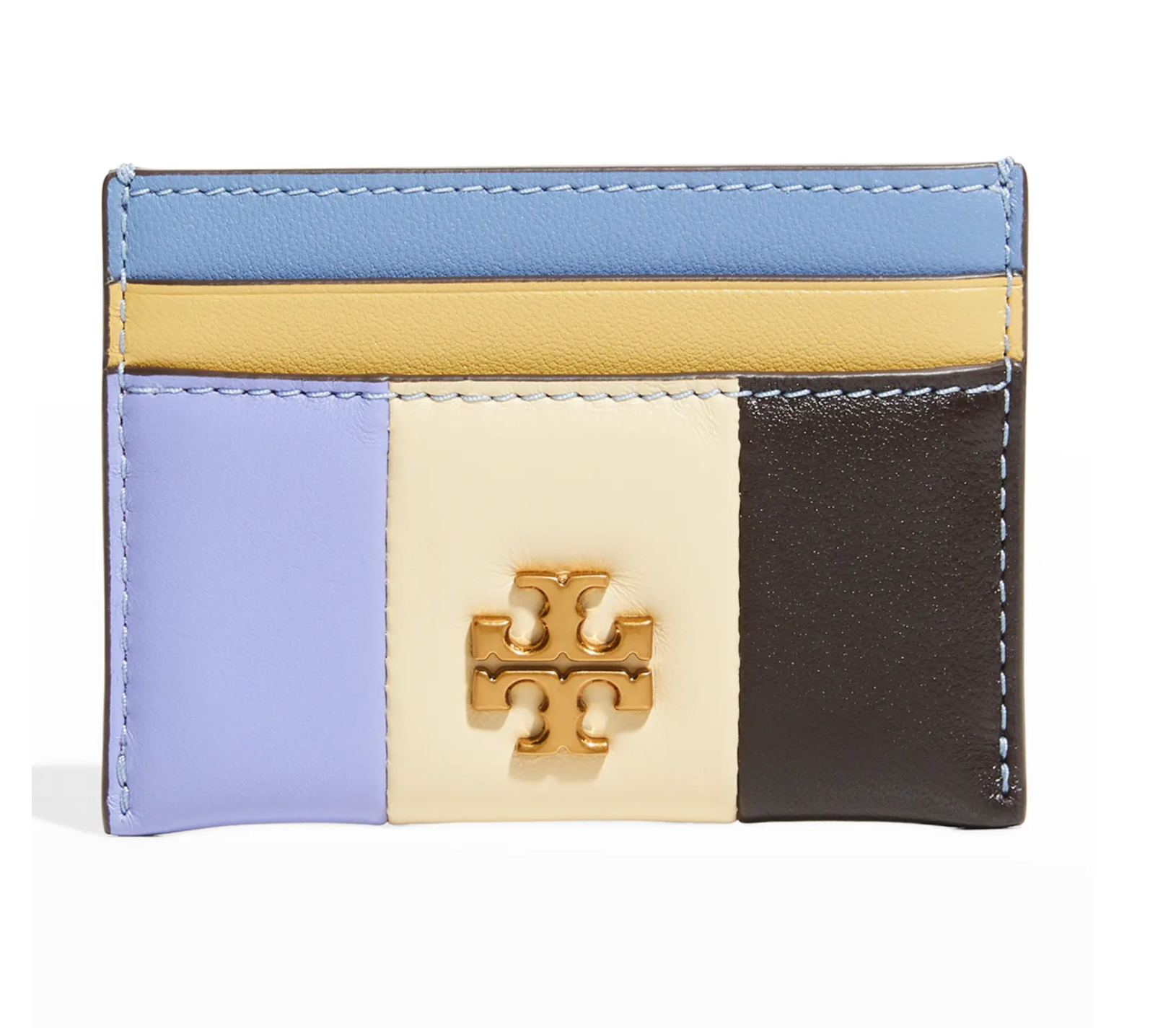 Tory Burch Kira Patchwork Colorblock Card Case Dezigner Heaven