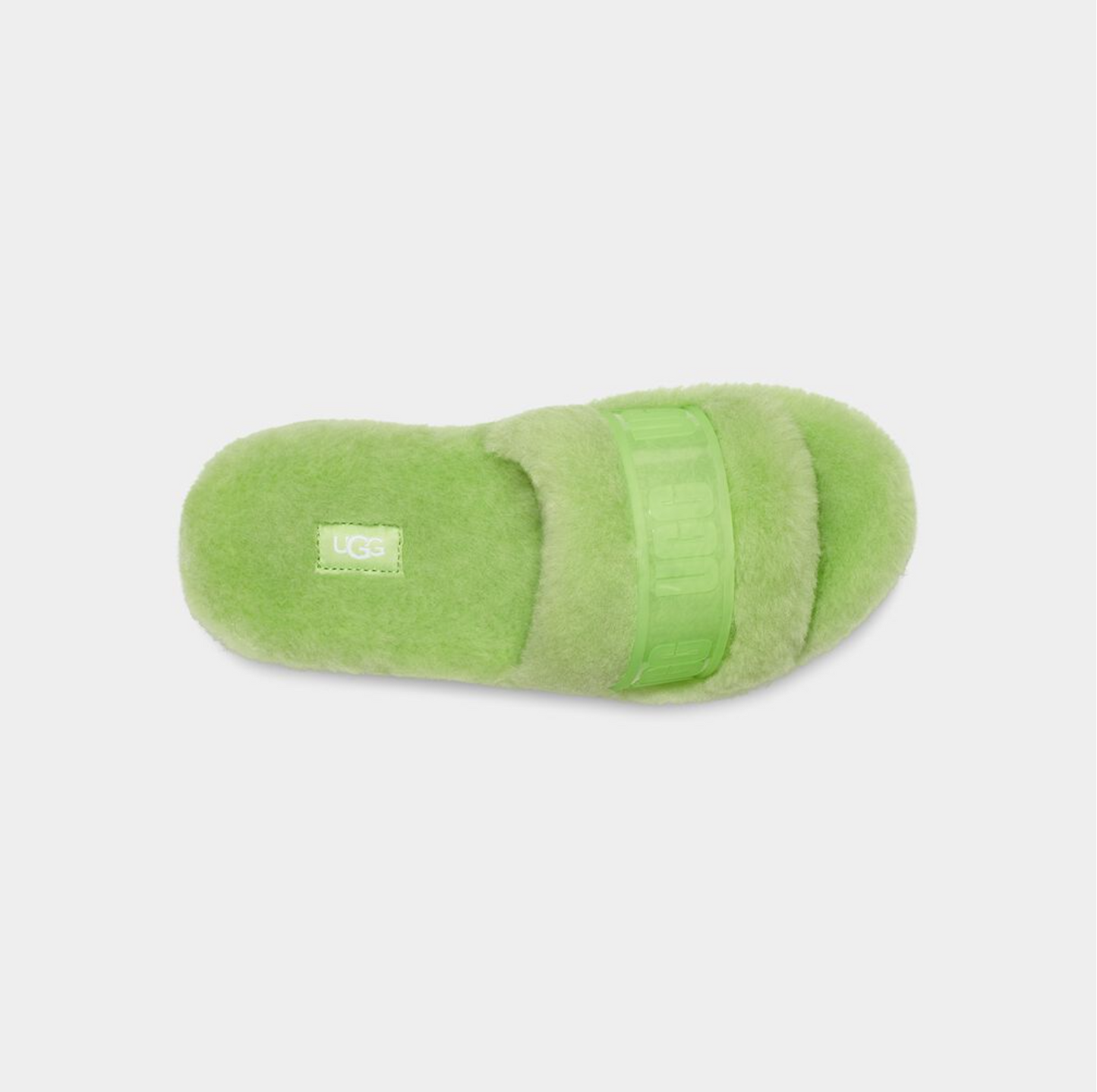 UGG Fluffita Green & Clear - Size 10