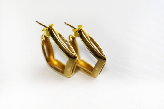 Vintage Geometric Hoops