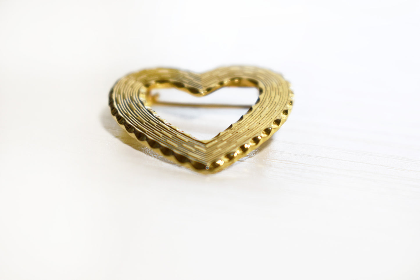 Vintage Heart Brooch