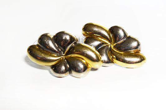 Vintage Elongated Tear Drop Cluster Earrings